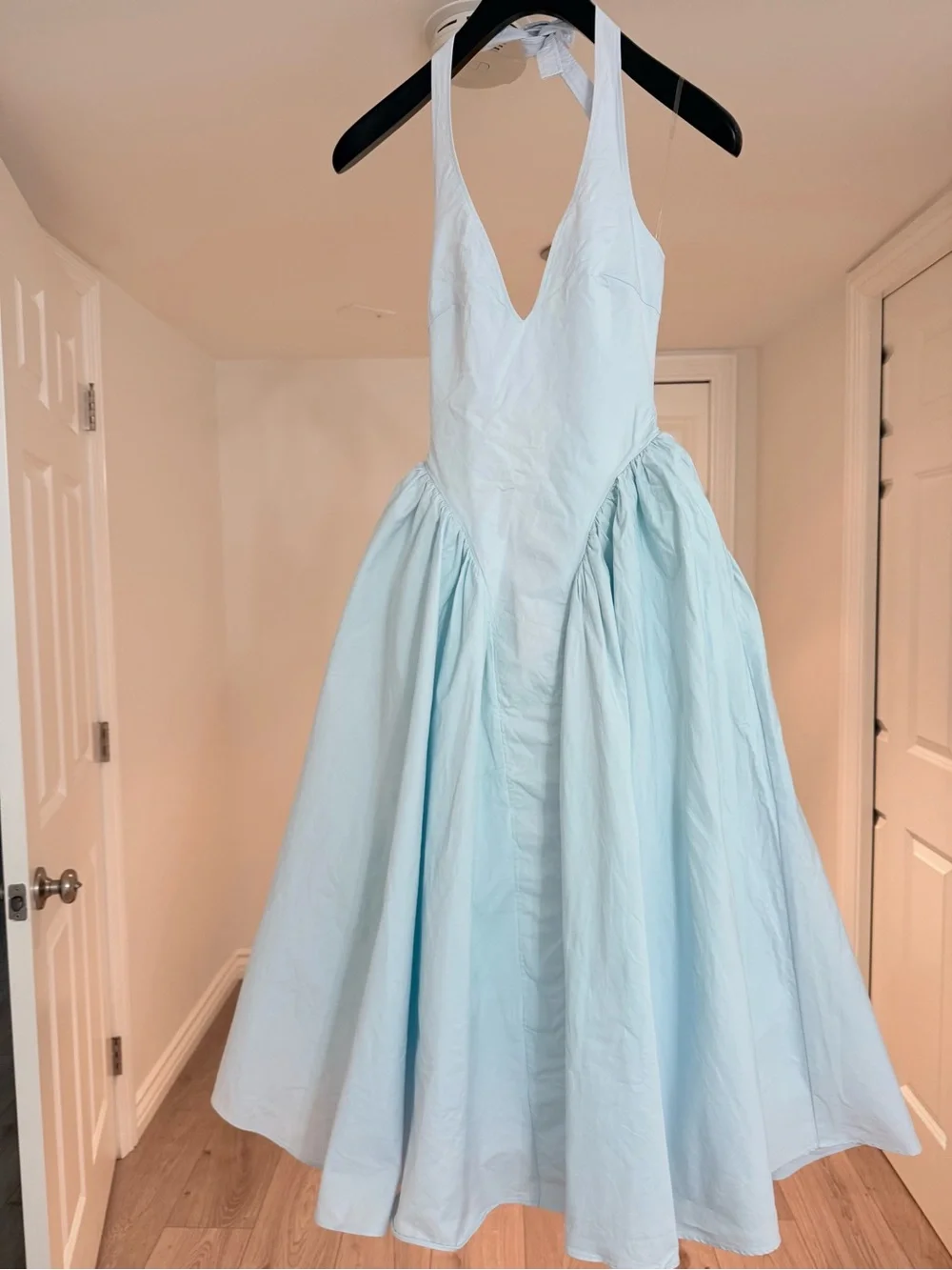 marilyn halter midi dress House of CB | Dresses | House Of Cb Marilyn Soft Blue Halter Midi Sundress  Small New Without Tags